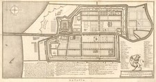 'Batavia avec tous ses changemens…'. Jakarta, Indonesia. BELLIN/SCHLEY 1753 map