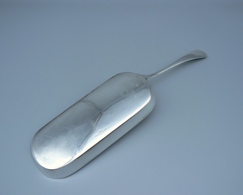 VINTAGE CRUMB SCOOP EPNS SILVER PLATE L.LTD MARK TRAY SWEEP TABLE CLEARER VGC - Picture 12 of 12