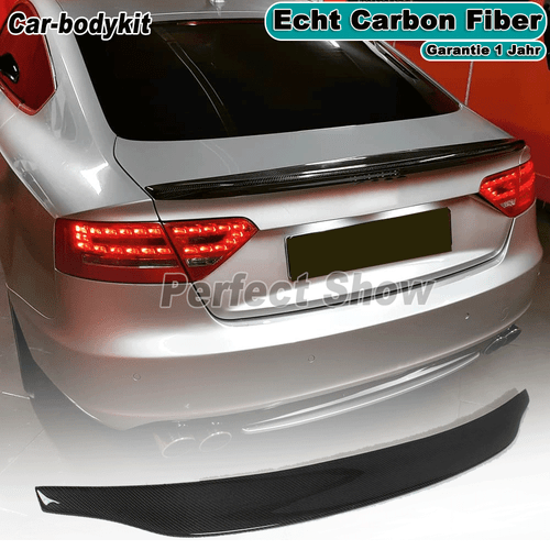 Carbon Heckspoiler Heckflügel Spoiler Flügel Lippe Passt für Audi A5 Coupe 08-16 - Bild 1 von 12