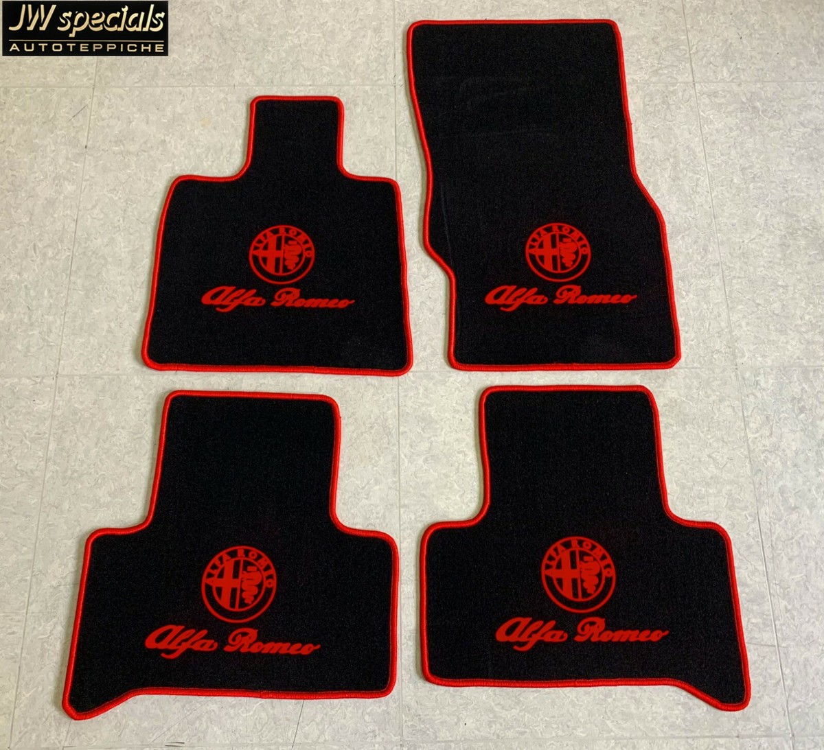 MOTOS Tapis De Sol Caoutchouc Pour Alfa Romeo Stelvio Depuis 2016 Améliorez Votre Confort De Voyage Avec Le Tapis Noir Antidérapant Auto No.77- Tapis Voiture Tous Temps Pour Voiture, Protection Contre