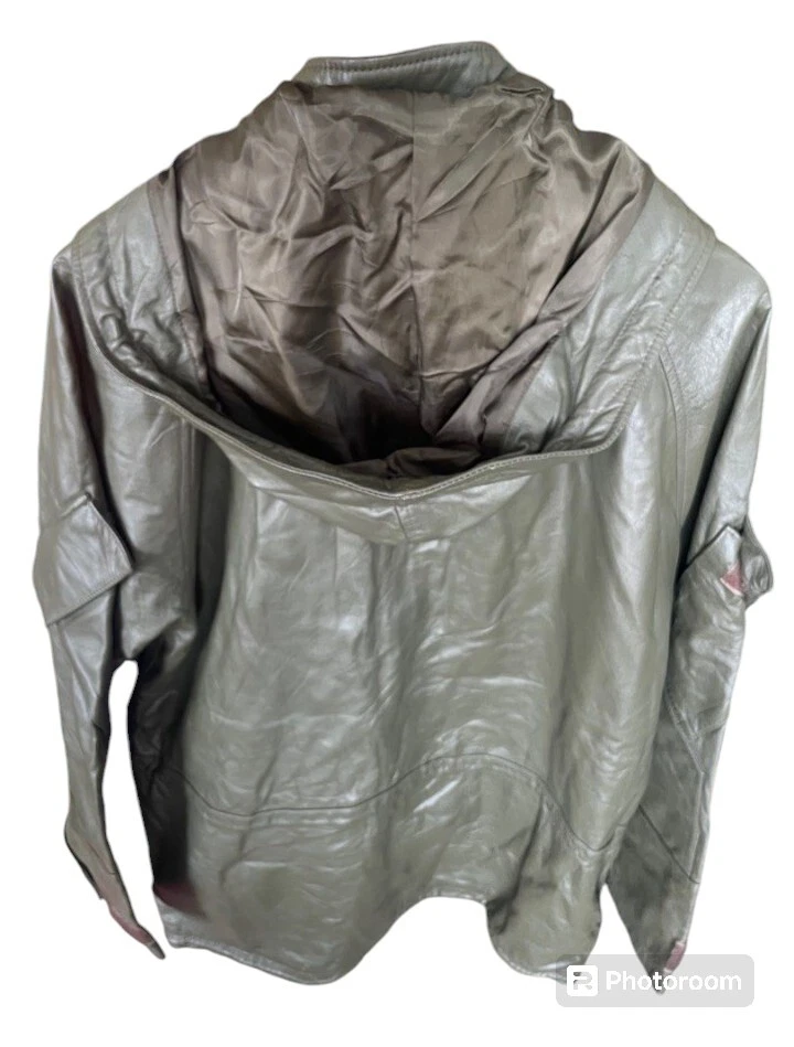 Avirex Parka Leather Jacket - Image 2 of 4