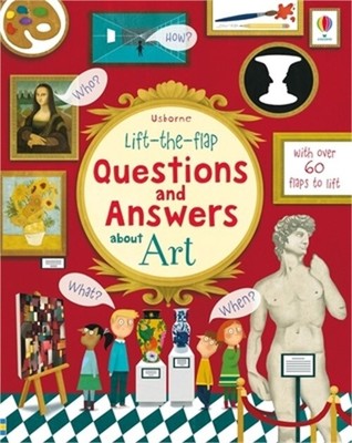 Lift-The-Flap Questions and Answers about Art (Board Book)
