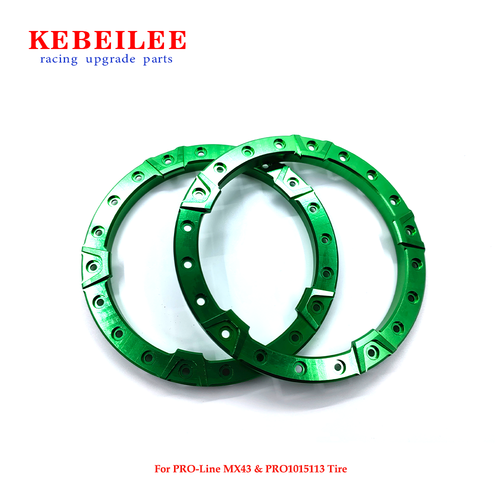 KEBEILEE CNC Alu Outer beadlock ring for PROLine PRO1015113 &MX43 4.3" Tire 2pcs - Picture 11 of 12