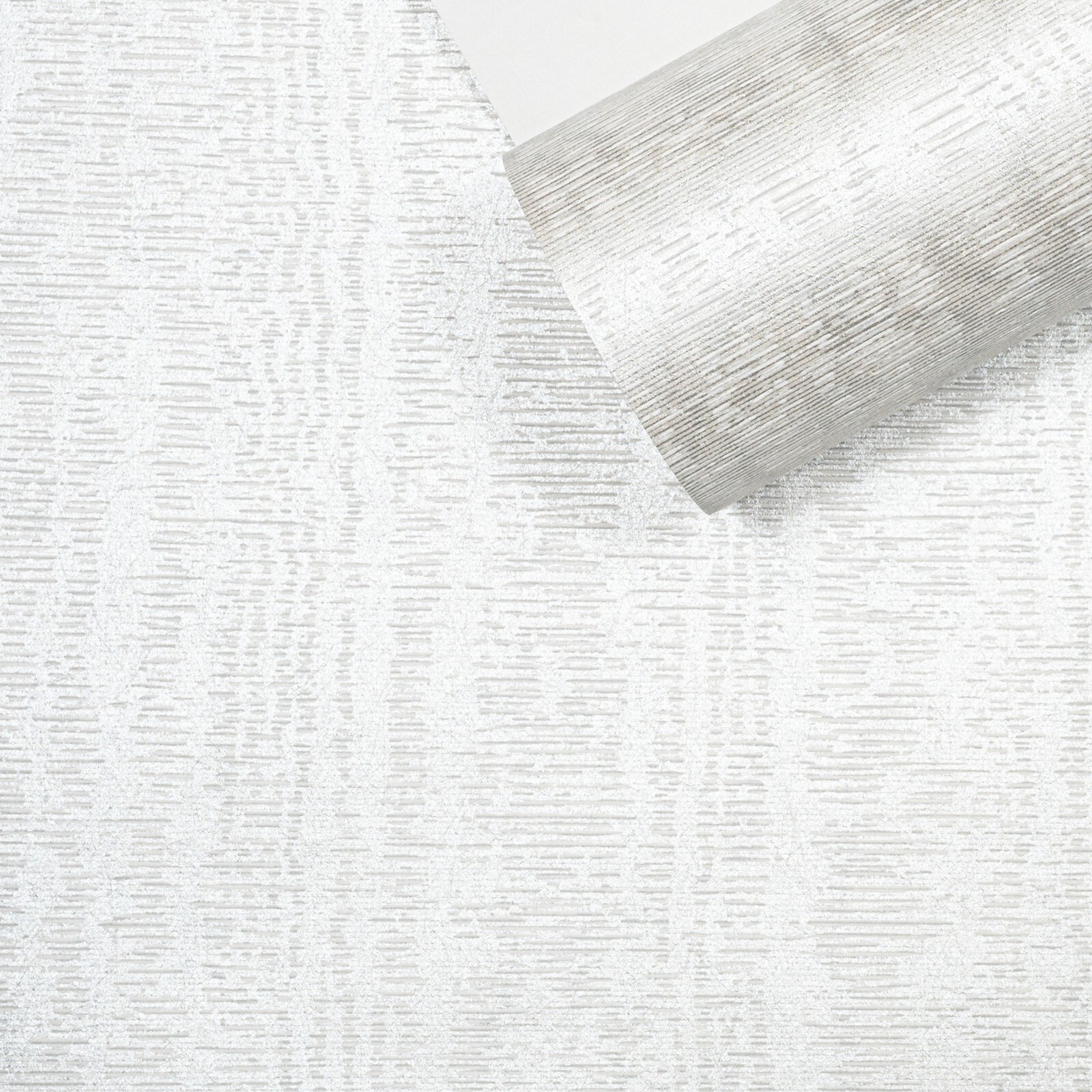 Plain Silver Shimmer Wallpaper Metallic Textured Paste The Wall Bedroom Study