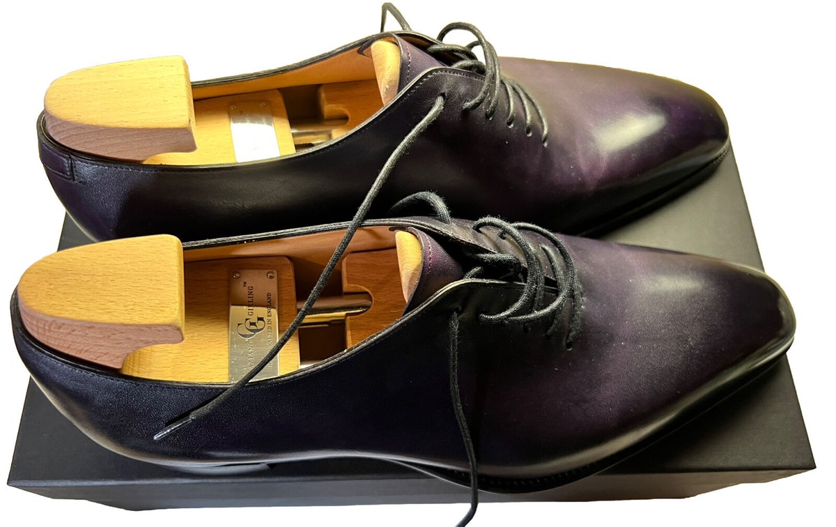 Gaziano & Girling Sinatra Orchid Patina Deco Purple Oxford Gaziano & Girling Sinatra Orchid Patina Deco Purple Oxford