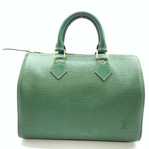 Louis Vuitton Epi Speedy 25 Borneo Green Handbag Leather Travel Bag LV M43014 AB - Picture 3 of 24