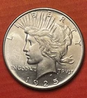 1925 P Peace Silver Dollar, Choice to Gem Uncirculated