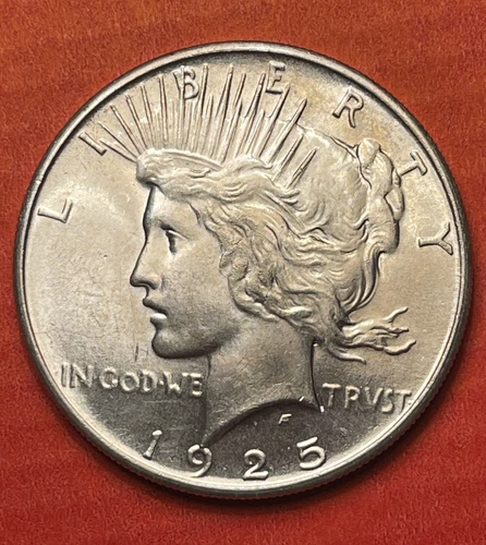 1925 P Peace Silver Dollar, Choice to Gem Uncirculated