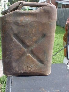 OLD MILITARY GAS WATER CAN