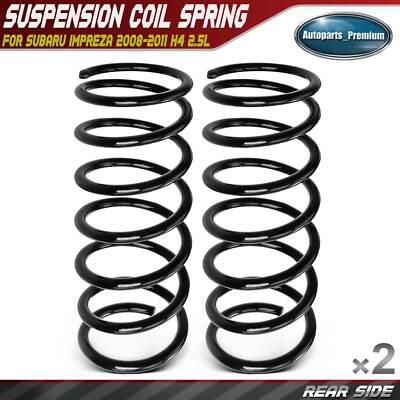 #ad Pair 2 Rear Left amp; Right Coil Spring Set for Subaru Impreza 2008 2011 H4 2.5L $37.28