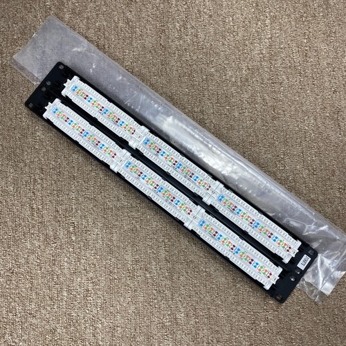 Tripp Lite 48-Port Cat6 Patch Panel 110 Punch Down RJ45 2U Rack Mount - Bild 2 von 9