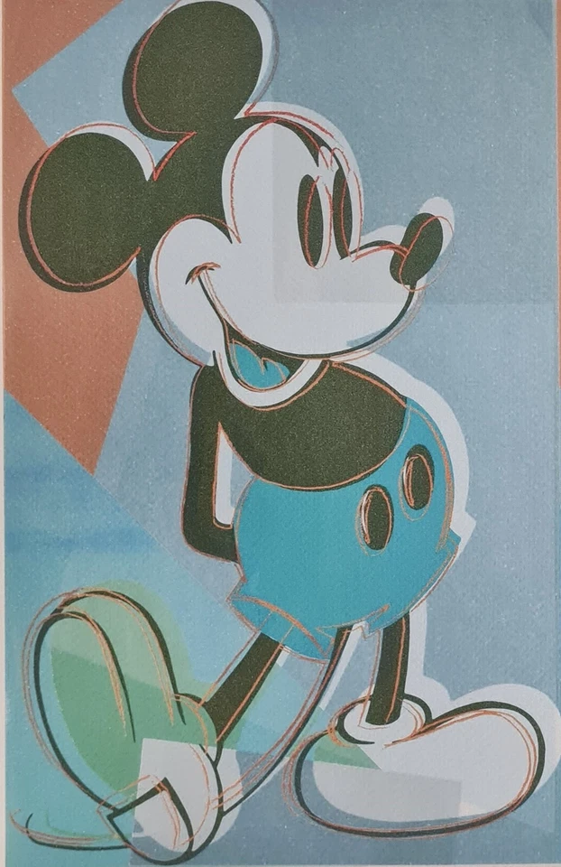 ANDY WARHOL * Mickey Mouse * signed lithograph * Kunstdruck * limited # xx/125 - Bild 3 von 4