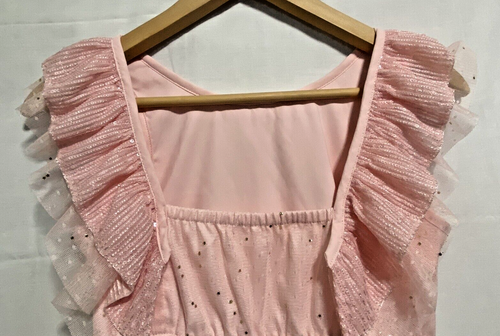 Cat & Jack Formal Dress Size L (10/12) Pink Glittery Party Wedding Graduation - Picture 7 of 10