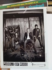 Puddle Of Mudd Signed 8 x 10