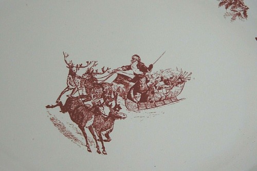Vintage Holiday SQUARE NEST Gravy Boat and Saucer - Picture 5 of 8