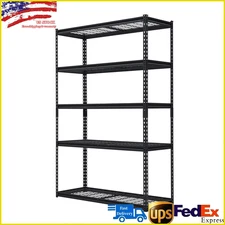 Storage Shelving Unit Garage Storage Rack 5-Tier Adjustable 2000LBS Load Bearing