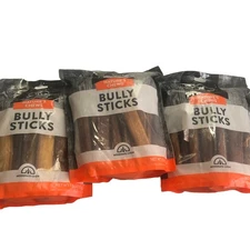 Dentley’s Bully Sticks Dog Chews. 1lb. 3 Bags! Beef pizzle NEW! Free Shipping!
