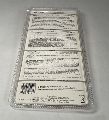 Cooper-Atkins DPP400W Waterproof Pen Style Digital Kitchen Thermometer New - Picture 5 of 6