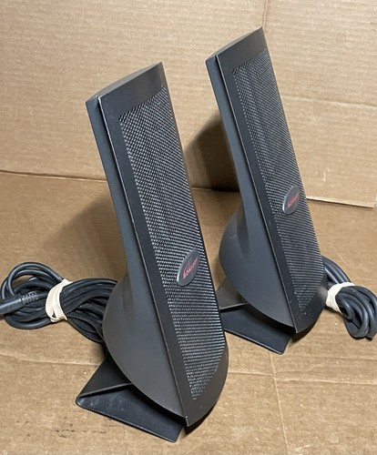 Monsoon Flat Panel Speakers Computer Gaming Old School Retro VTG Audio - Picture 6 of 6