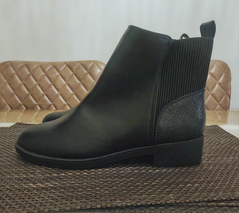 Women's Brand New London Legends Black Chelsea Boots Size UK 4 | eBay UK
