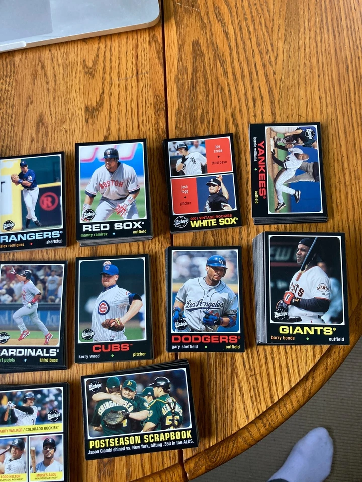 2002 UPPER DECK VINTAGE BASEBALL CARD SINGLES *YOU PICK*FILL YOUR SET 1971 STYLE - Image 3 of 4