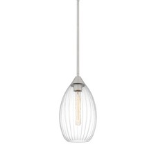 Quoizel QPP6756 Marza 9"W Mini Pendant - Nickel