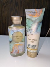 Bath  Body Works EMERALD MIST Body Cream  Shower Gel New
