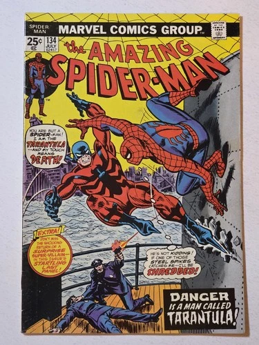 Amazing Spider-Man #134 VF  1st Appearance of Tarantula 1974 With MVS High Grade