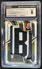 2023-24 Immaculate Victor Wembanyama Jumbo Patches RC Patch Nameplate #/10 CGC 8