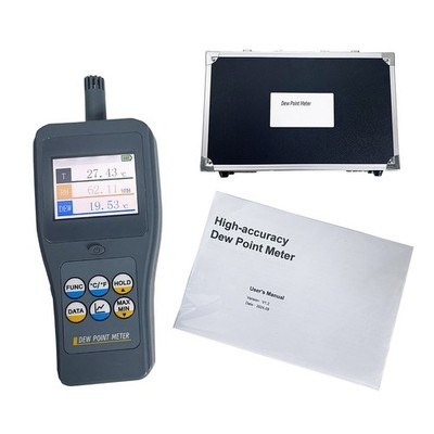 High Precision Dew Point Meter with Vapor Pressure Range 0~500hPa 10 Parameters