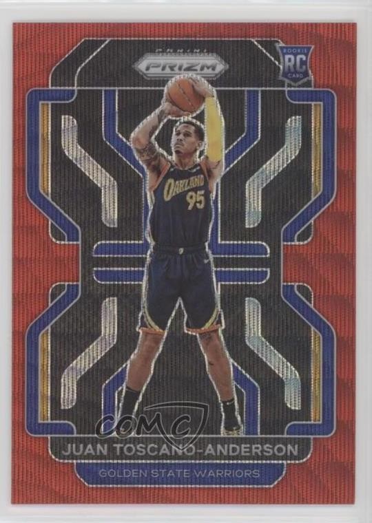 2021-22 Panini Prizm Ruby Wave Prizm Juan Toscano-Anderson #295 1yj