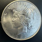 1923 Philadelphia U.S. Silver Peace Dollar BU+++ Out  of  Mint  Roll😀😀
