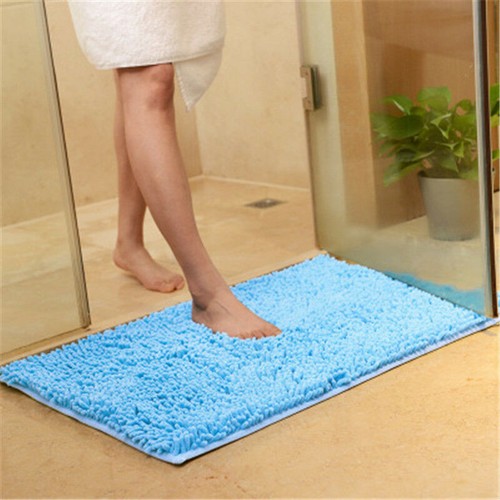 40*60cm Chenille Bathroom Carpet Mat Anti-slip Doormat Rug Bedroom Floor Mat Rug - Picture 7 of 34