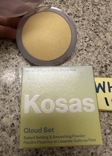 KOSAS Cloud Set Polvo Ajustador Rostro Horneado MANTEQUILLA .33oz/9.5g TAMAÑO COMPLETO $38