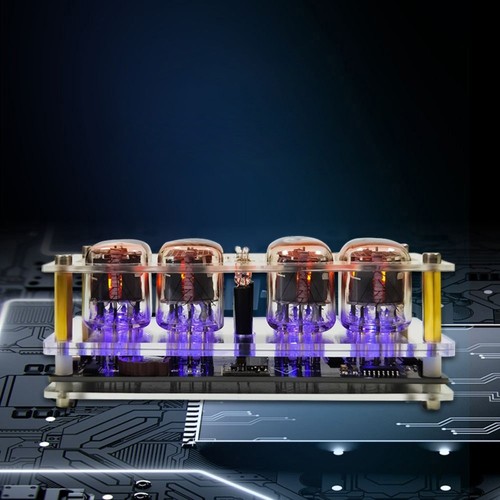 IN12 Digital Tube Nixie Clock featuring Unique Colorful Light and Design - Photo 5/12