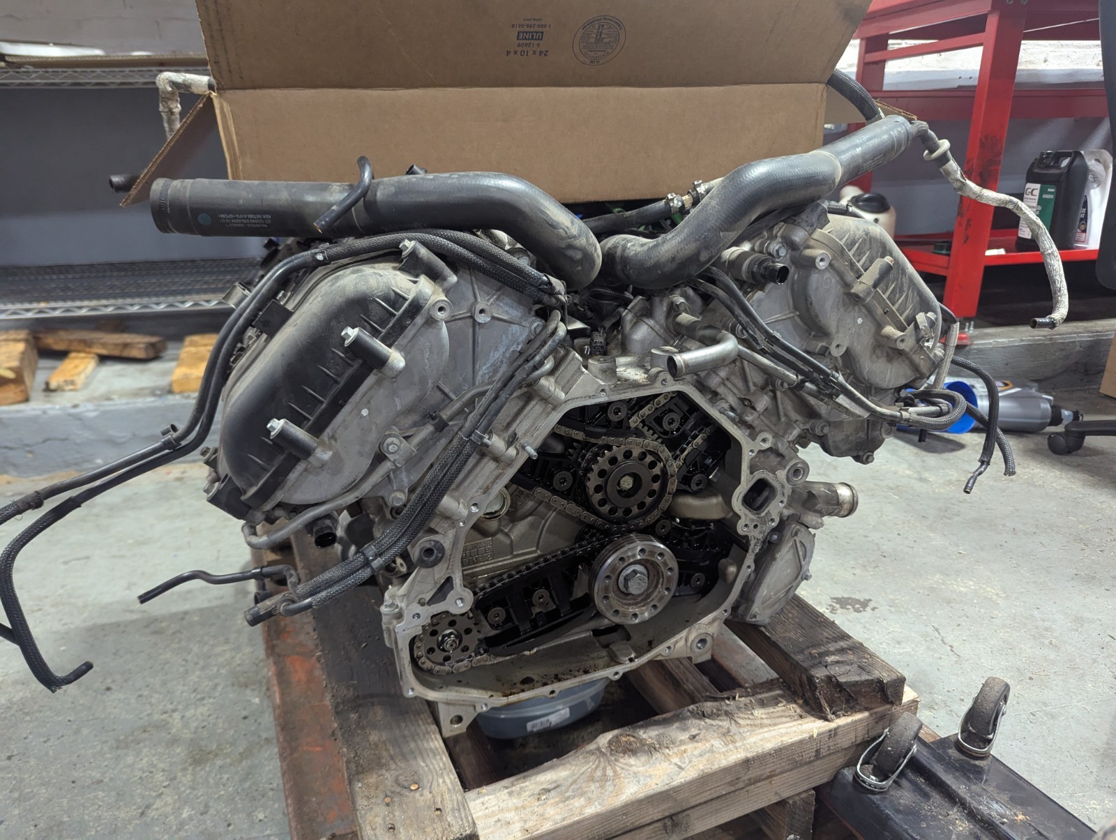 2014 MCLAREN MP4-12C 3.8L M838T ENGINE MOTOR ASSEMBLY 60K MILES OEM