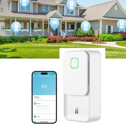 Water Leak Detector with Remote Alerts and Loud Alarm for Home Protection - Picture 6 of 8