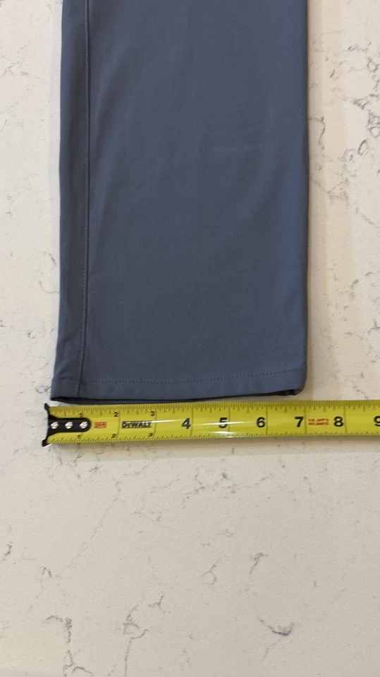 Kirkland Signature Men's Tech Pants 34x32 Blue, Flat Front, Stretch, - Image 3 of 4