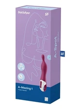 Satisfyer A-Mazing 1 Silicone Vibrator - Berry
