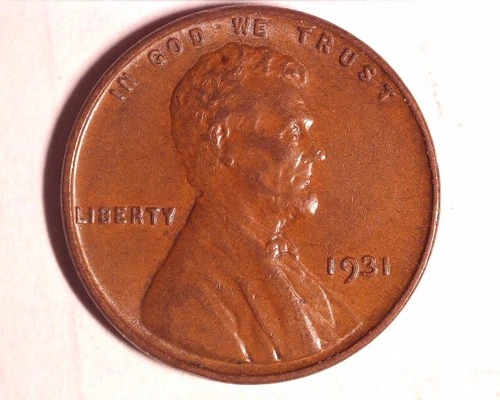 1931 LINCOLN WHEAT CENT  AU **1224-5