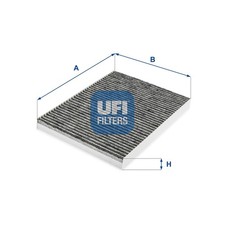 UFI Innenraumfilter 54.263.00 Aktivkohlefilter für 3B6 VW A3 AUDI GOLF 1H1 8L1 3