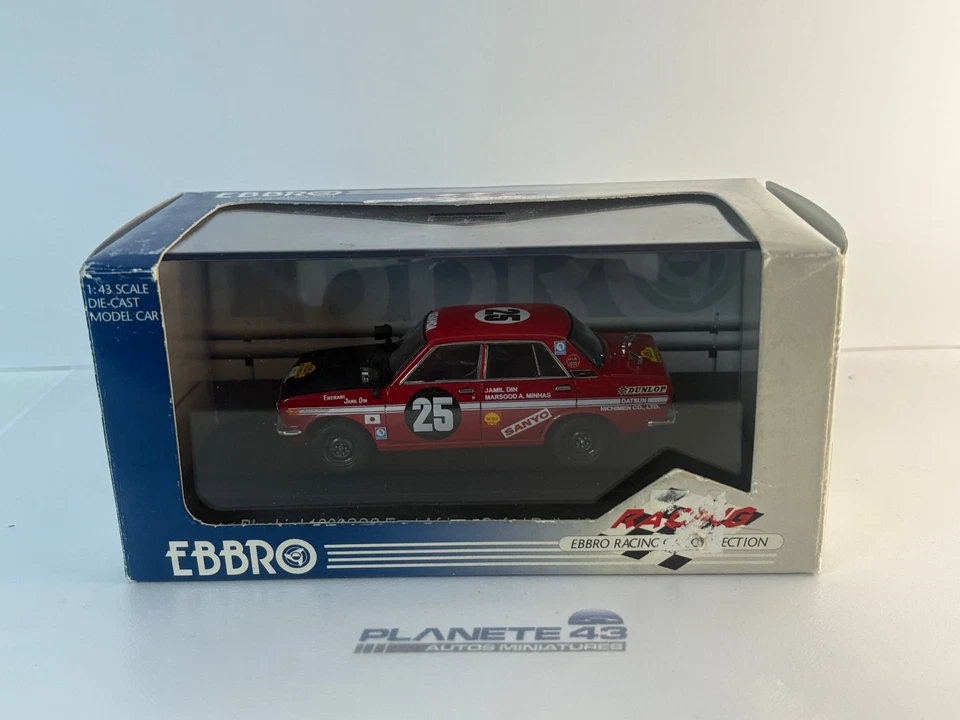 EBBRO 393 NISSAN BLUEBIRD 1600 SSS #25 EAST AFRICAN RALLY1969  1:43 - Photo 4/4