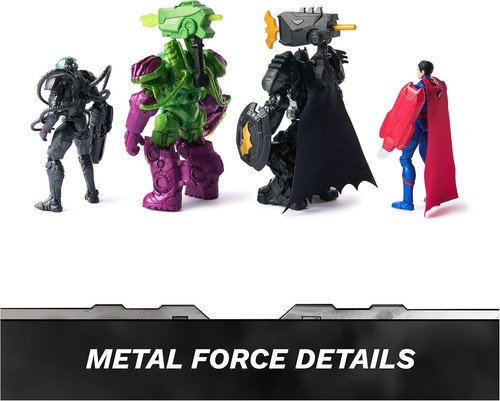 DC Comics, Metal Force Team Up Brainiac and Lex Luthor vs Batman and Superman Se - Picture 4 of 9
