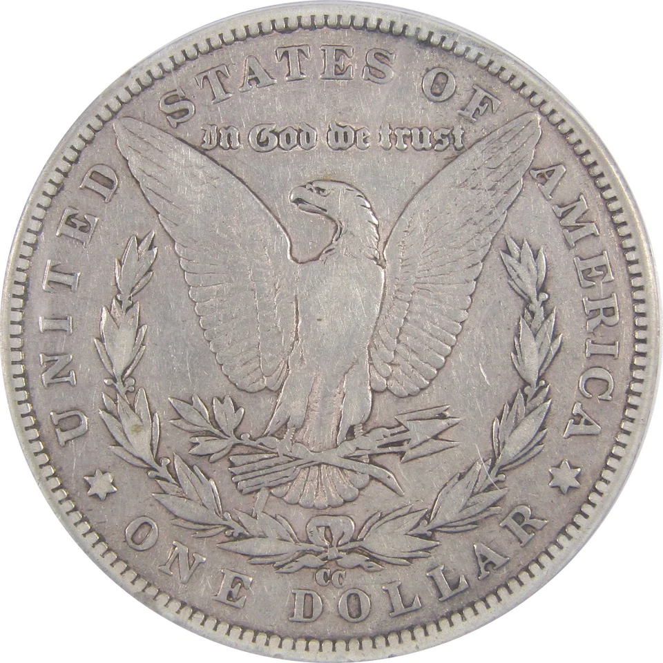 1890 CC VAM-4 Tailbar Top 100 Morgan Dollar F 15 ICG Silver SKU:I17725 - Image 4 of 4