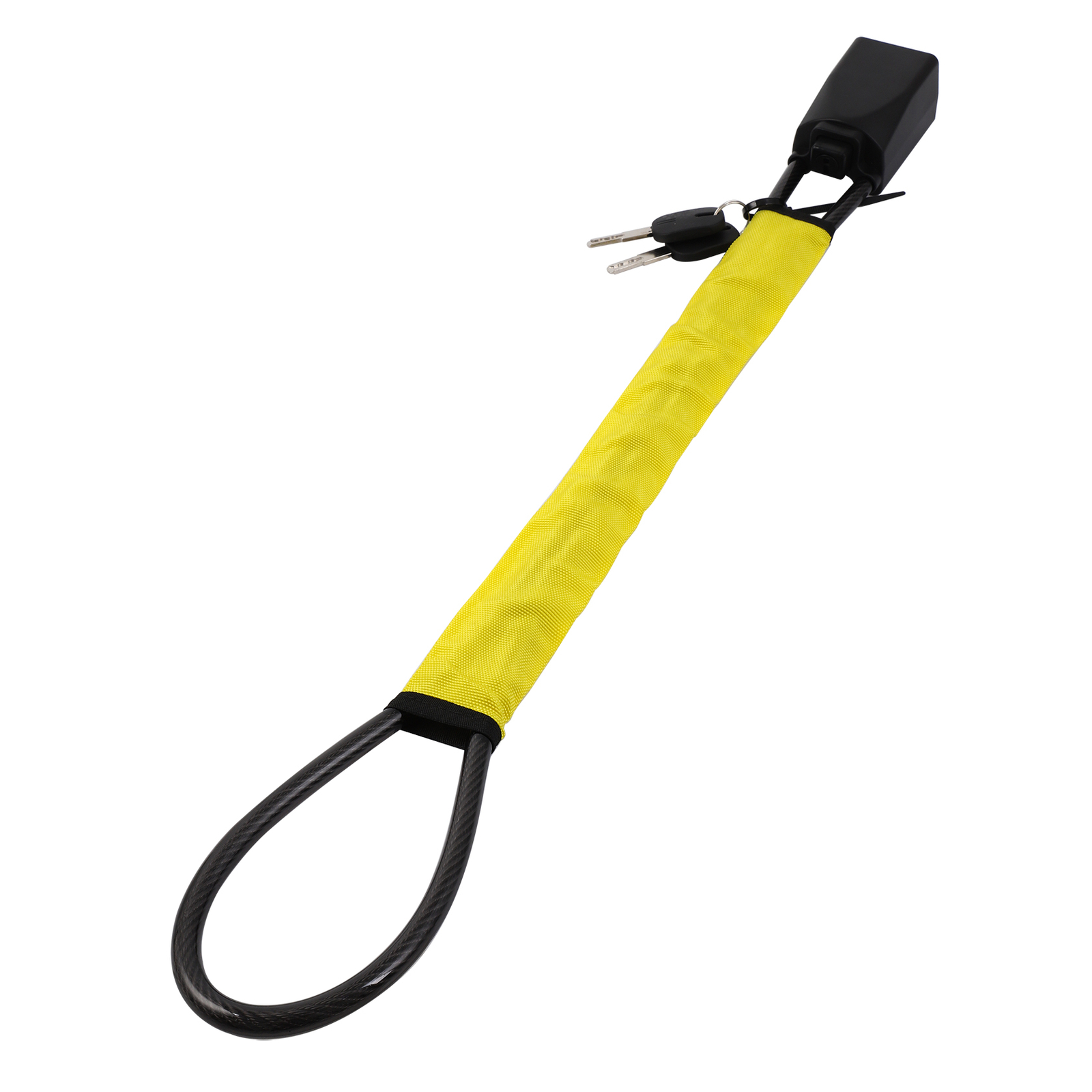 Car Steering Wheel Lock to Seat Belt Universal Locks Security Device W