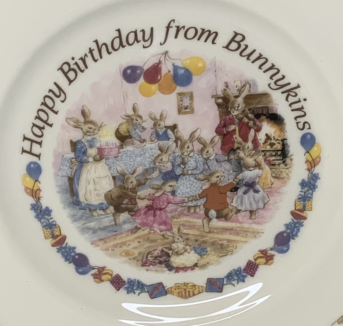 Vintage Royal Doulton Bunnykins Birthday Plate | eBay