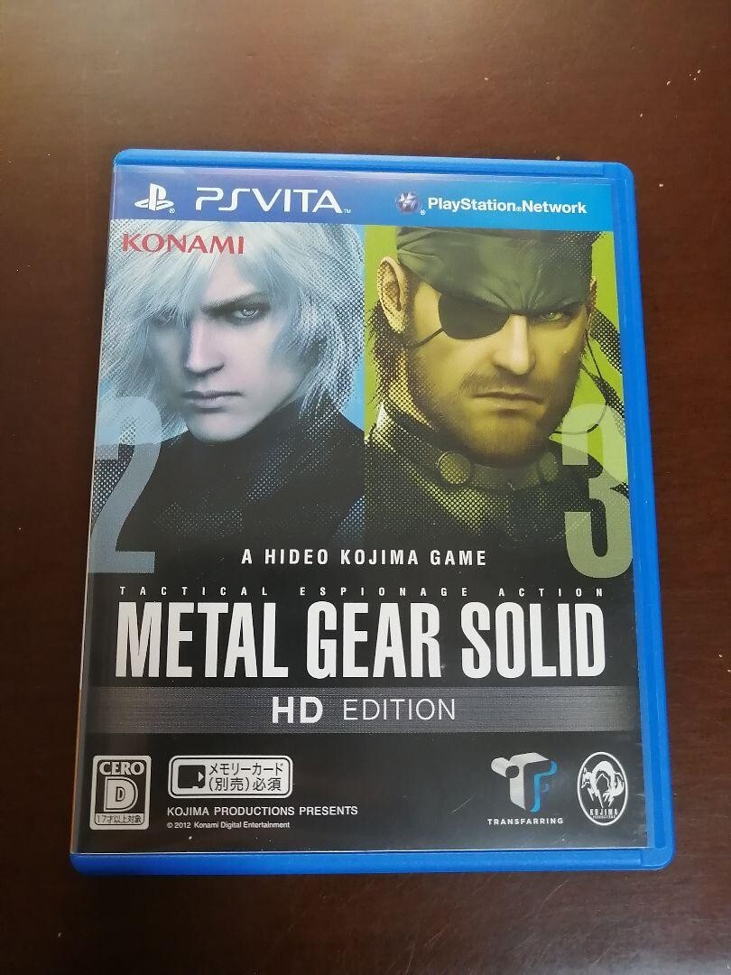 Sony PlayStation Vita Metal Gear Solid HD Edition PS Video Game w