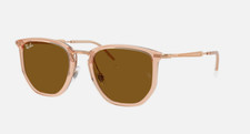 New RAY-BAN RB 4451 6801/33 50-20 145 Beige  Gold Sunglasses with Brown Lenses