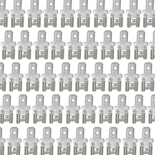 QTY100 F2 to F1 TIN PLATED SLA BATTERY TERMINAL ADAPTER 0.250 to 0.187