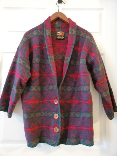 ALPS Women's Wool Barn JacketSize Large Aztec Southwest Chore Jacket Coat Sz L - Picture 4 of 8